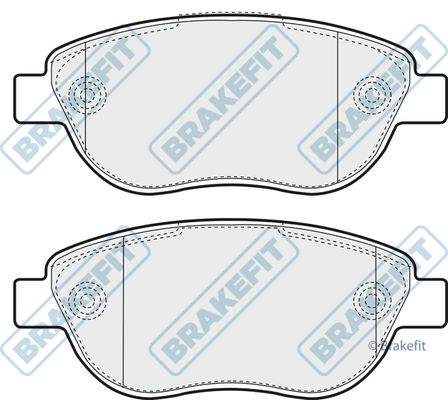 APEC BRAKING stabdžių trinkelių rinkinys, diskinis stabdys PD3237